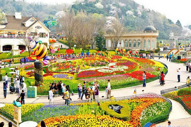Hòa mình cùng những lễ hội hoa Tulip tại Hàn Quốc